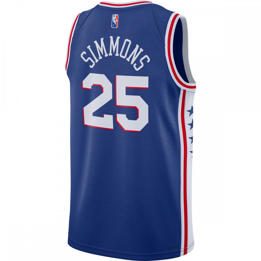 Ben Simmons Philadelphia 76ers 2021/22 Diamond Swingman Jersey - Icon Edition - Royal-Pro Kit Vault | Brand New 26/27 Sports Jerseys